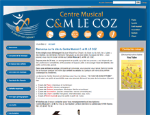 Tablet Screenshot of cm-lecoz.com